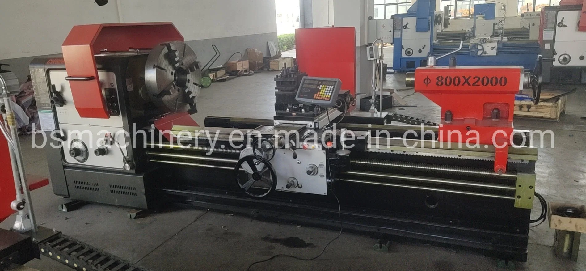 Cw6280 Model 800mm Turning Diameter Swing Over Bed Conventional Horizontal Lathe Machine with 105mm Spindle Bore Manual Metal Lathe Machine Mesin Bubut Torno