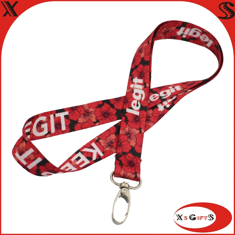 Heat Transfer Printing Satin Neck Lanyards