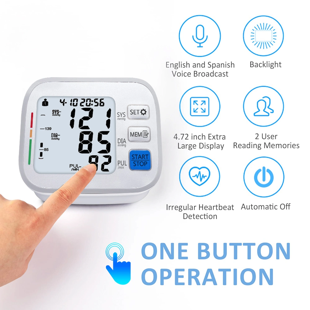 الجهاز الطبي شاشة LCD رقمية BP جهاز مراقبة البلوزة اللوزميomanometer Bluetooth IMT Blood مراقبة الضغط