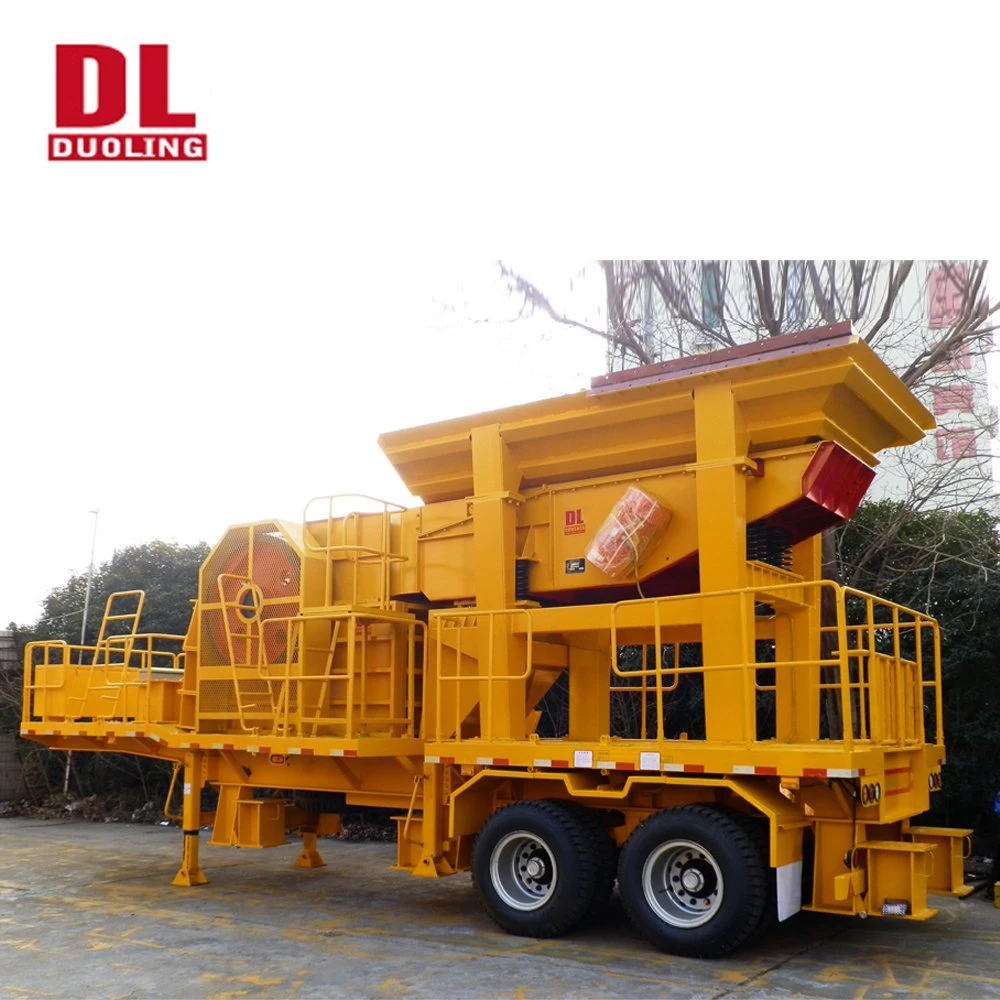 Duoling Portable Mobile Jaw Crushers in Primary Crushing Stage