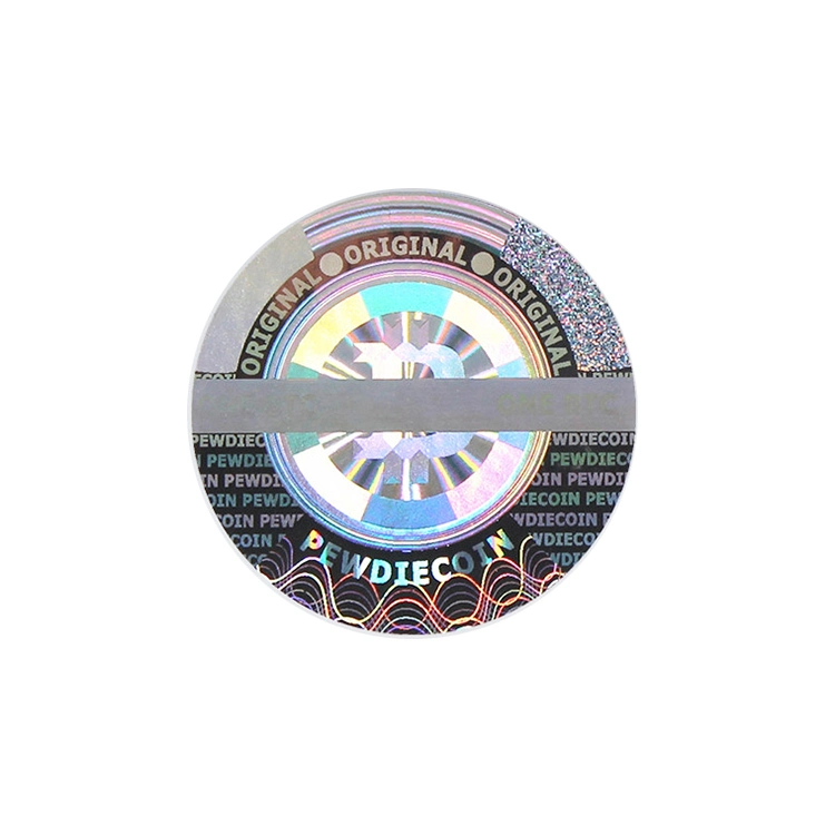 Security Hologram Sticker Label 3D Hologram Scratch off Label, Scratch Sticker DIY Barcode Labels