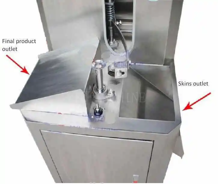 Duplex automatic pineapple and coconut peeling machine