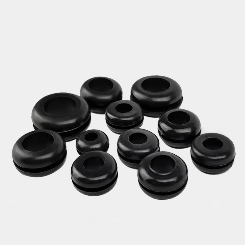 Custom Silicone/ NBR/ Kfm Waterproof Rubber Seal Parts Protective Coils Wire Sleeves