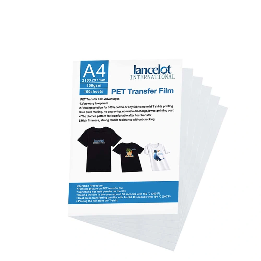 A4 A3 A3 +Plus Pet Printing Film Inkjet Digital Printing Film Vinyl for Positive Screen Printing Heat Transfer Dtf Film for L1800