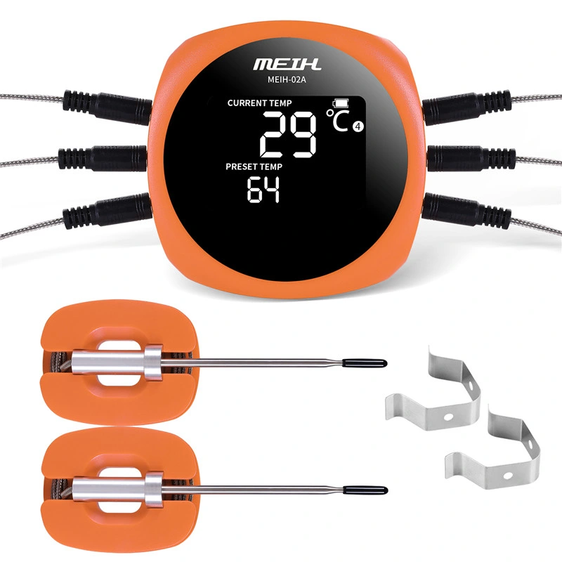 Digital Smart Grill BBQ Thermometer with 6 Probes