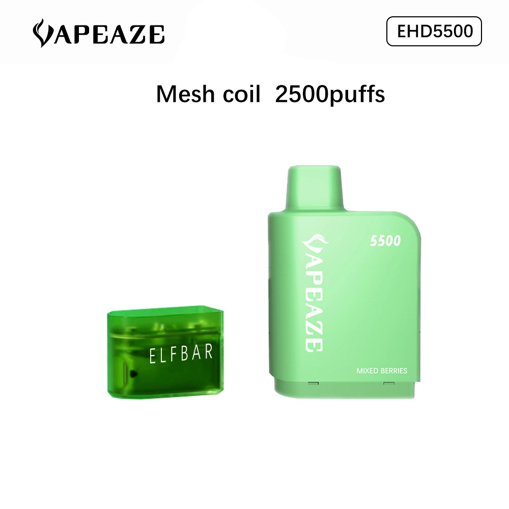 New Arrival Elf Lowit 2500 Prefilled Pod Disposable/Chargeable Pre-Filled Pod Long Lasting Battery Vape Pod Vape Cart Vape Cartridge Replaceable Vape Pod