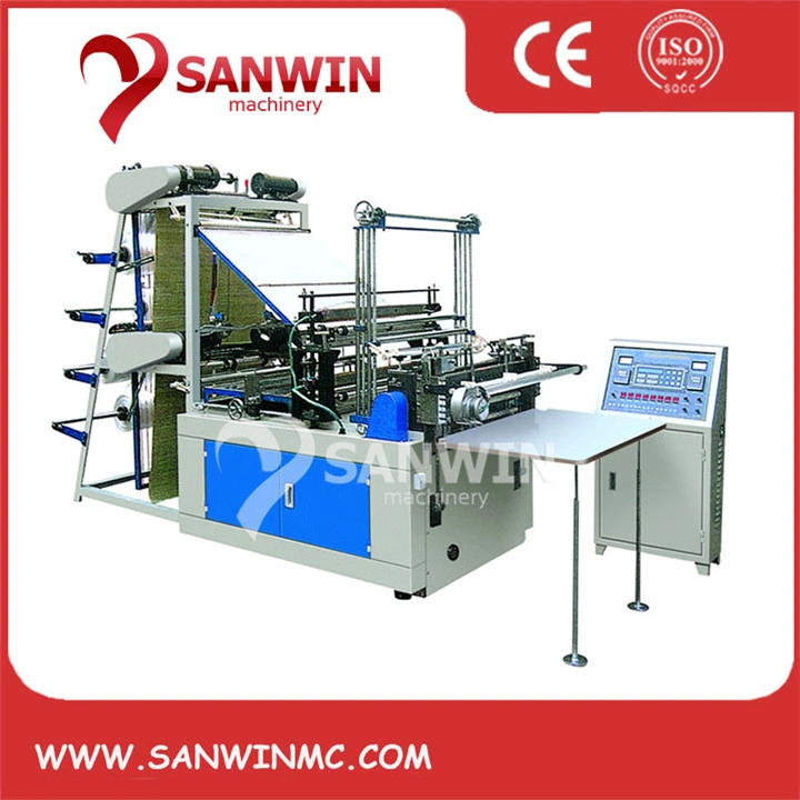 Bottom Sealing Plastic Packaging Bag Making Machine with Cold Cutting