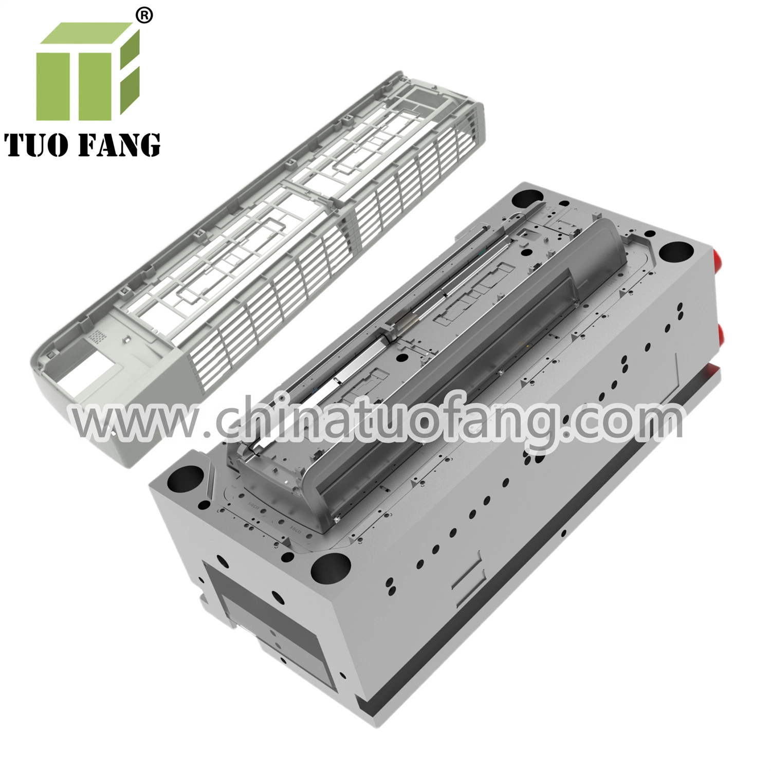 Home Appliance Plastic Part Mould Air Conditioner Shell Enclosure Injection Moulding
