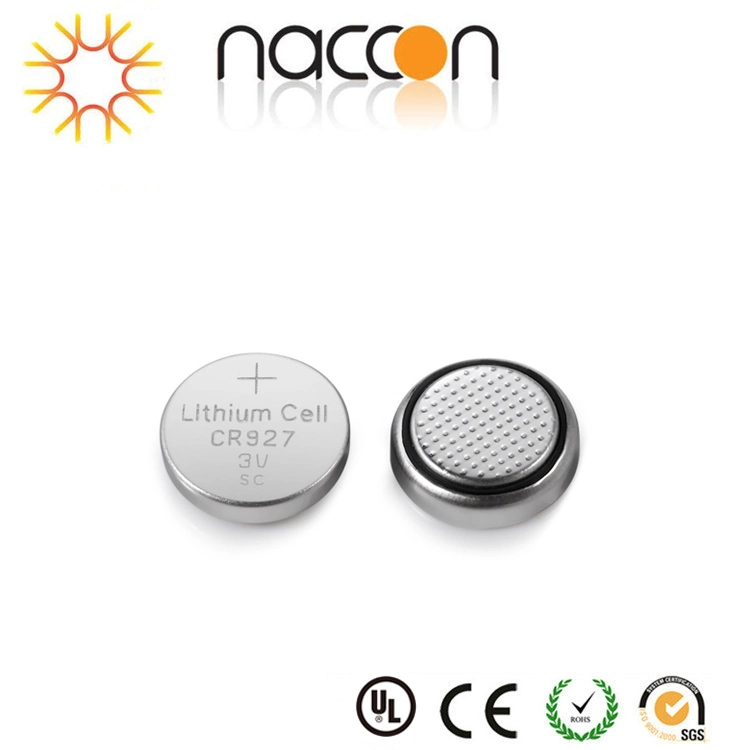 Manufacturer Naccon High Performance Battery 30mAh Cr927 Lithium Button Cell Battery Cion Battery High Quality
