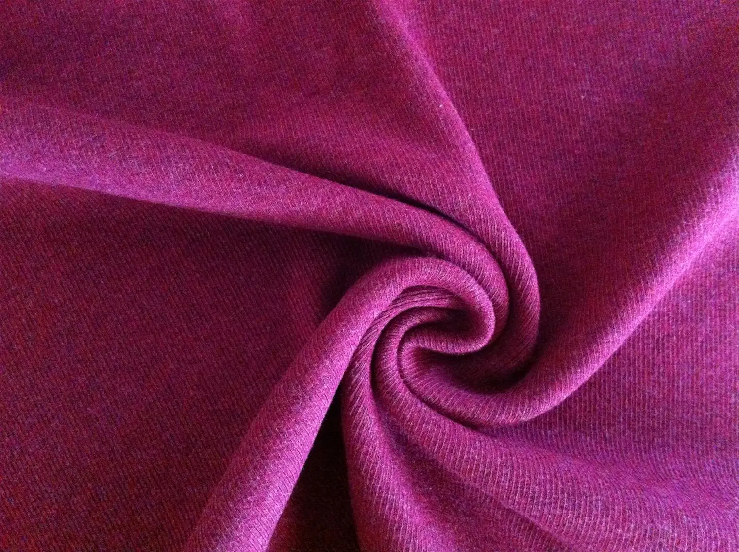 Organic Cotton/Spandex Melange 2*2 Rib Wholesale High Quality Knitted Fabric for Garment Bedding Toy