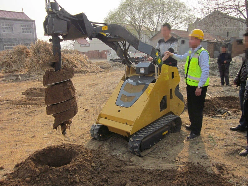 Hq550 Mini Track Skid Steer Loader with 50 HP Kubota Diesel Engine for Sale