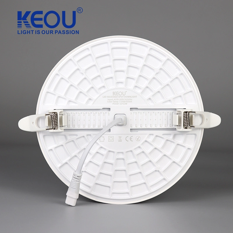 Indoor Electroplating Silverled LED Lamp Spot Downlight 24W Panel Light Downlight LED Interior Lighting