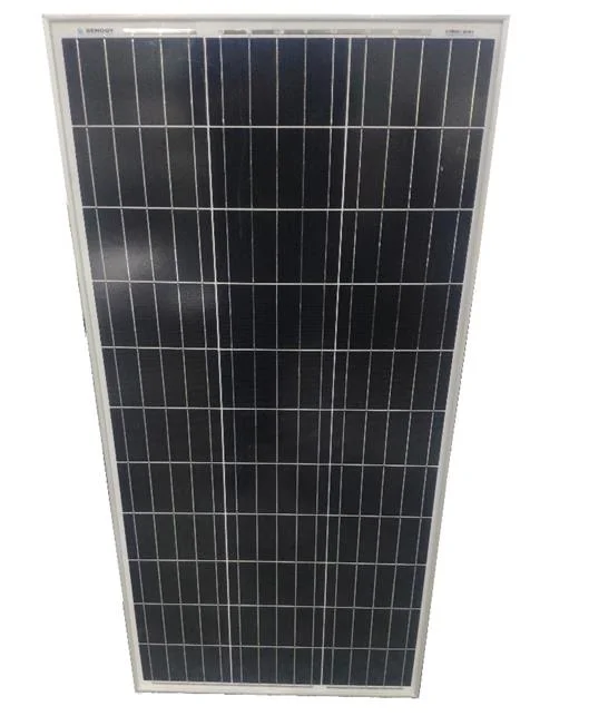 Panel Solar de 100W Marco negro para el hogar sistema de luz solar