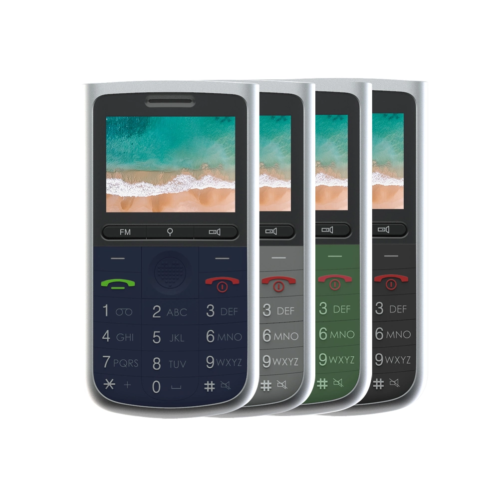 4G Dual SIM-карта Senior Mobile Phone Large Keypad Android Телефон Elder 2.4"