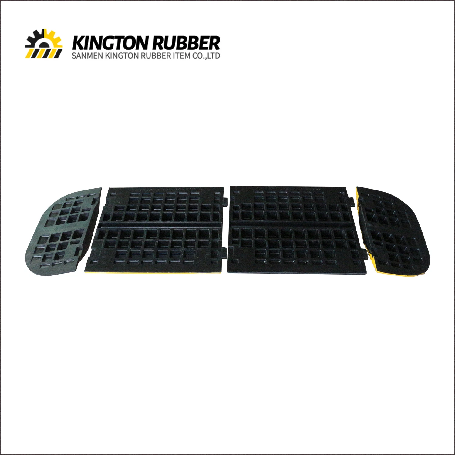 Buena calidad Reflective Visual Rubber Speed Hump para la deceleración del automóvil