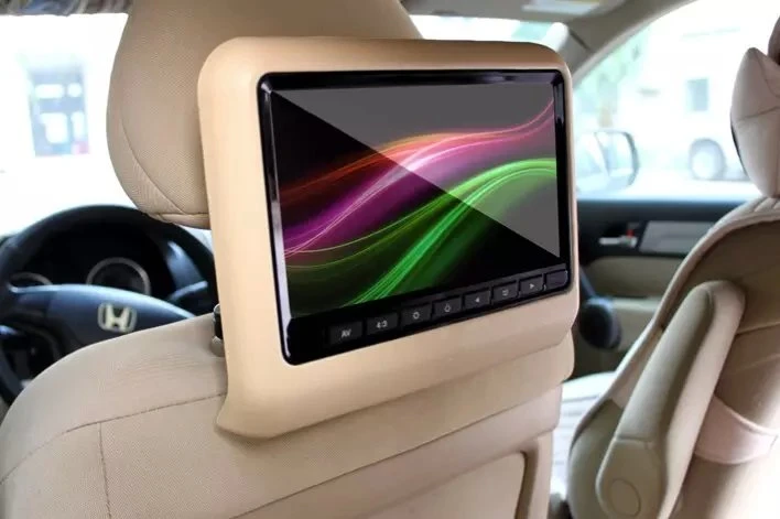 DVD de apoio para a cabeça para automóvel portátil com ecrã LED Full HD de 9 polegadas Monitor Leitor de DVD para automóvel com USB/SD/Jogos