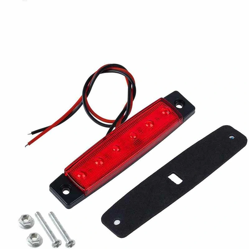 Highlight Truck Side Light 6LED 2835SMD Waterproof for Buses Trucks 12V 24V LED Race/Track Rain Light