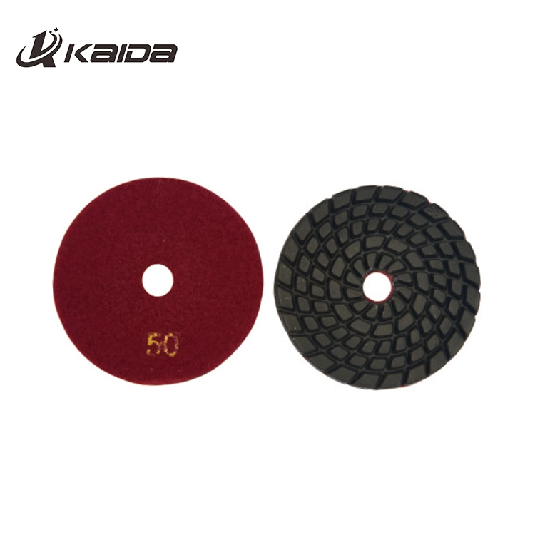 80mm-200mm Resin Bond Diamond Wet Buffing Polishing Pad for Floor Stone