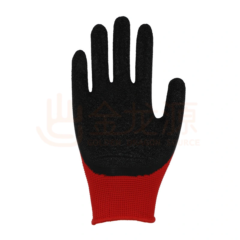 Objetivo general de la mano los guantes de trabajo de los hombres de Invierno de látex de nylon recubierto de guantes de trabajo de seguridad de protección guantes de trabajo para la construcción