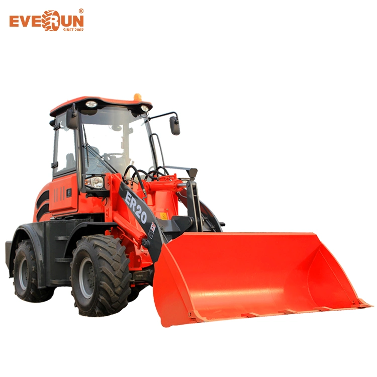 4WD 2t Er20 Compact Wheel Loader Loader