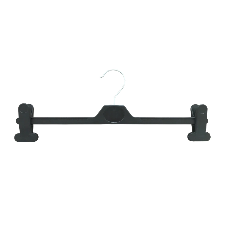 Plastic Rack Trousers, Dress and Skirt Bottom Hanger with Metal Hook and Clips