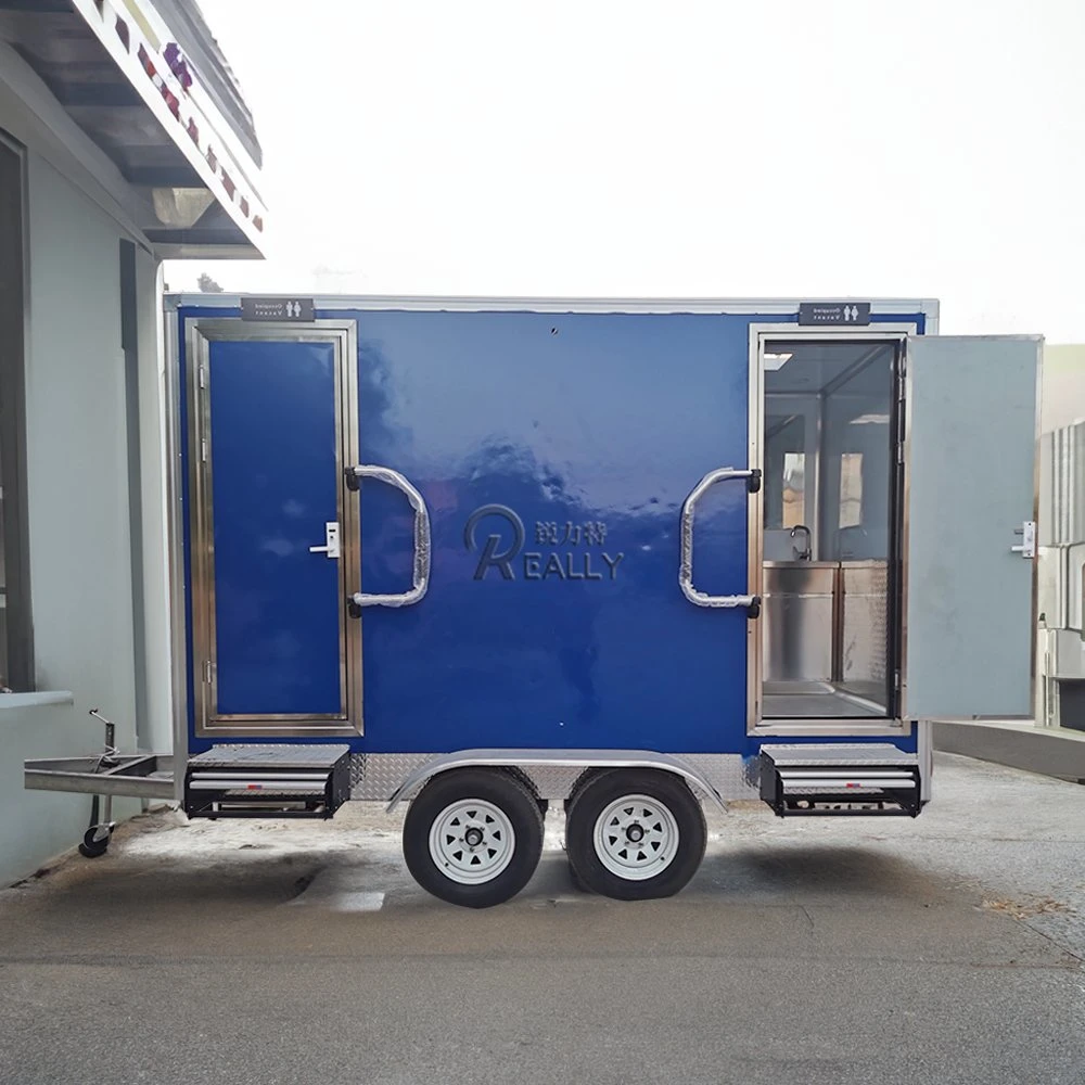 Portable Toilets Trailer Luxury VIP Mobile Toilet Trailer Various Application Scenarios Beach Wedding Outdoor Party