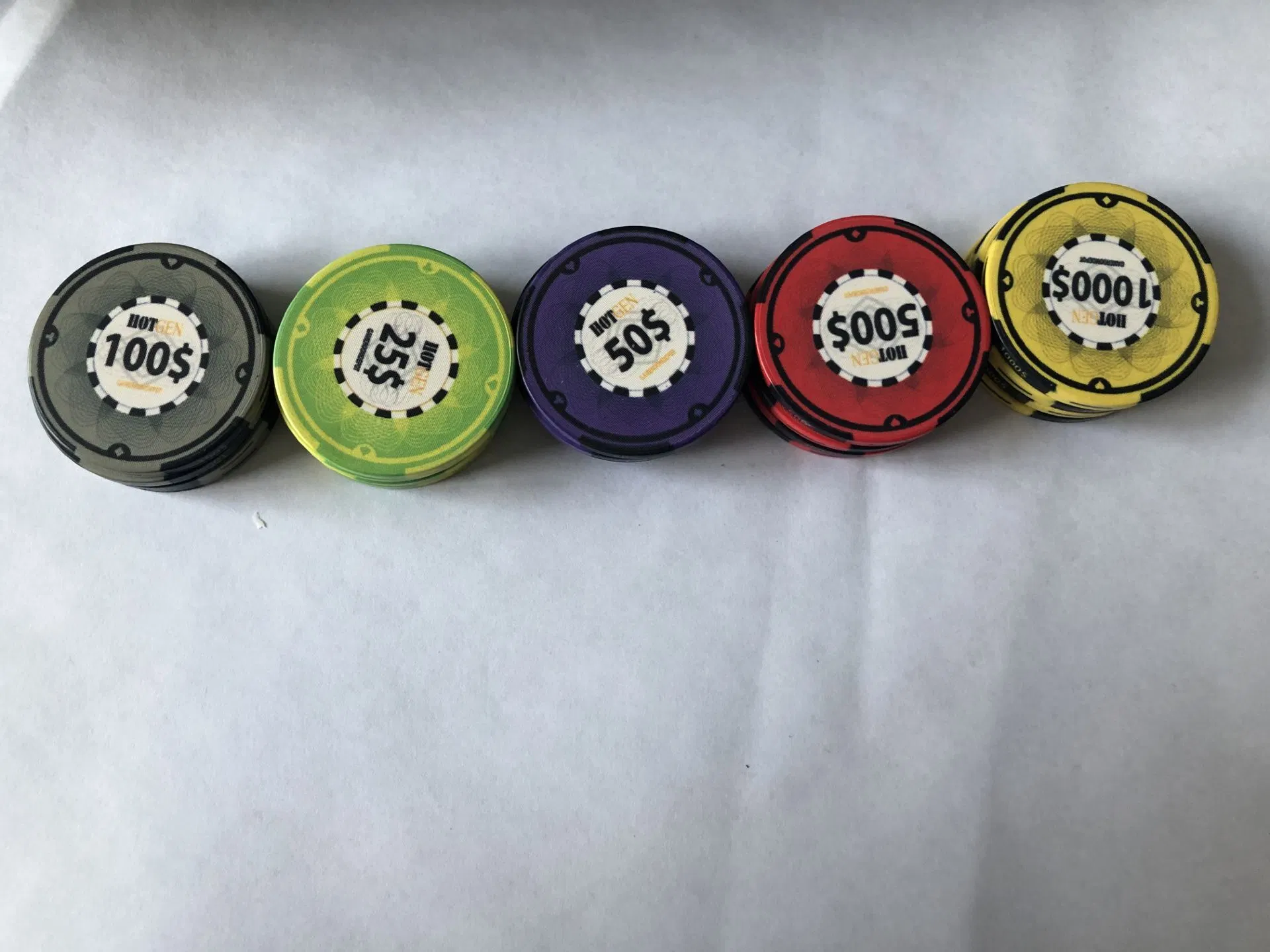 10g Ceramic Poker Chip/Ceramic Chip/Plastic Chip