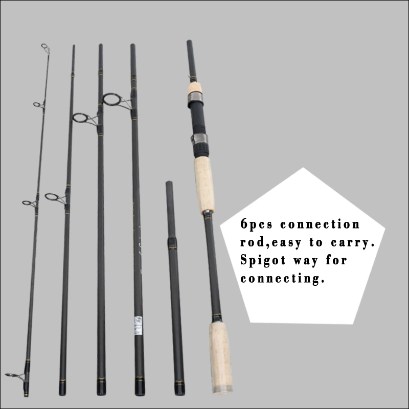 5'6''/6'6''/7'0''/8'0''/9'0''/10'0'' Carbon Light Travel Spinning Fishing Rod