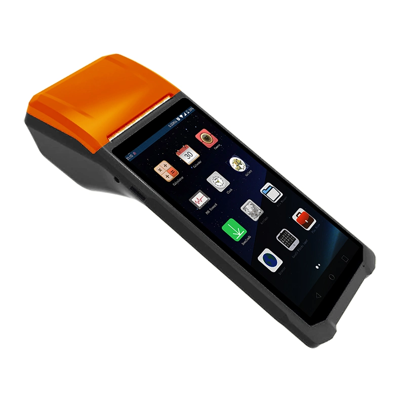 2G RAM ROM de 16g de terminal de pago móvil NFC Android POS Wireless Mini terminal con la impresora