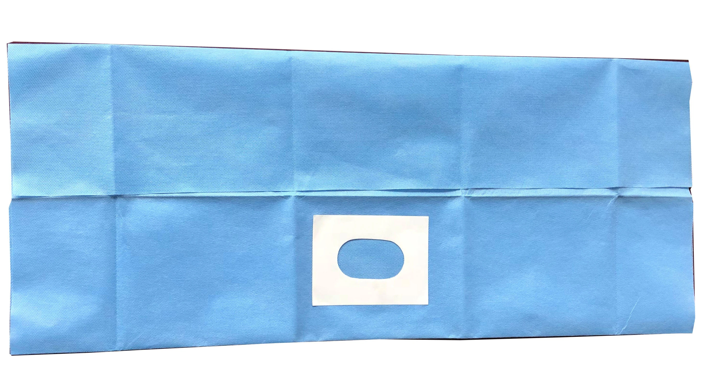 Medical Supply SMS Non Woven Eo Sterile Adhesive Fenestrated Surgical Drape