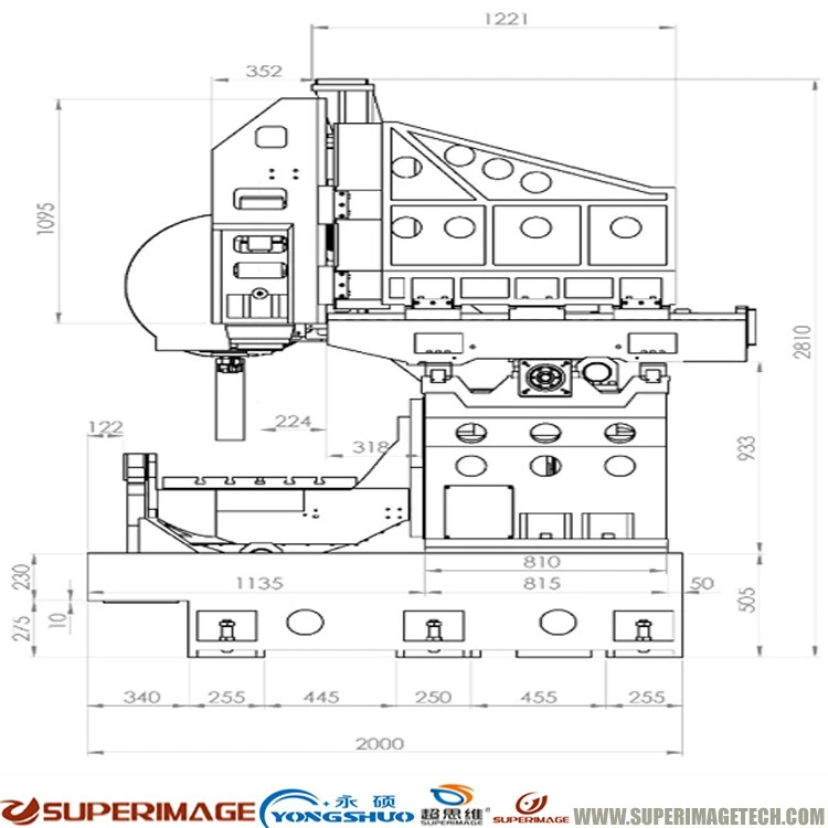 Herramienta de máquina CNC de 5 ejes integrada/herramienta de fresado CNC de 5 ejes Centro de mecanizado CNC