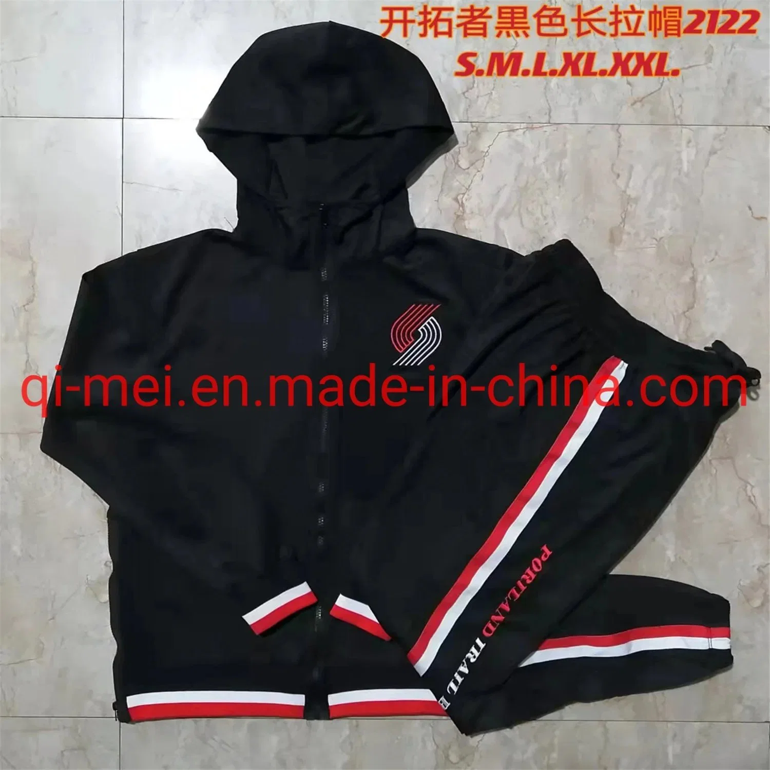 Wholesale/Supplier 76ers Hornets Clippers Mavericks Pistons Cavaliers Blazers Pacers 21/22 N-Ba Full-Zip Training Sport Suits Tracksuits