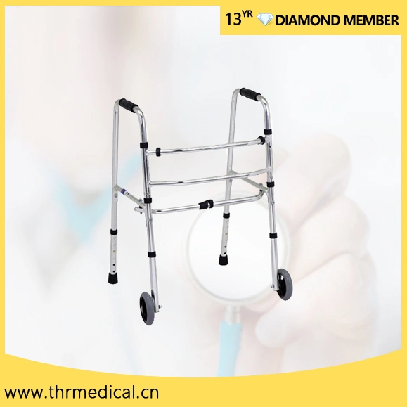 Simple Aluminium Alloy Foldable Disabled Walker (THR-AW961L)
