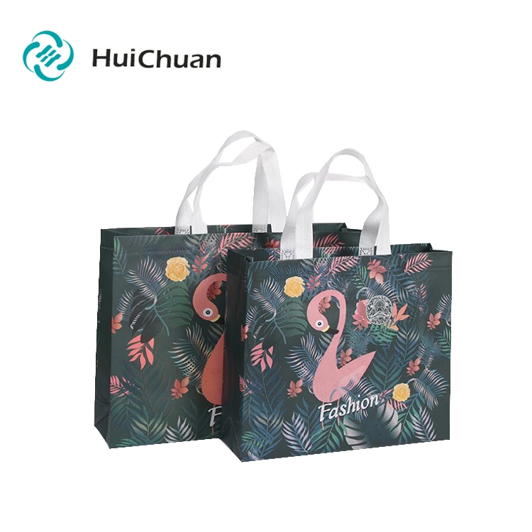 Bolsa promocional personalizado PP Non-Woven, supermercados, tiendas de lona de algodón suave en el hombro, el papel de plástico reciclado de moda/bolsa reutilizable, bolsa de regalo de logotipo personalizado