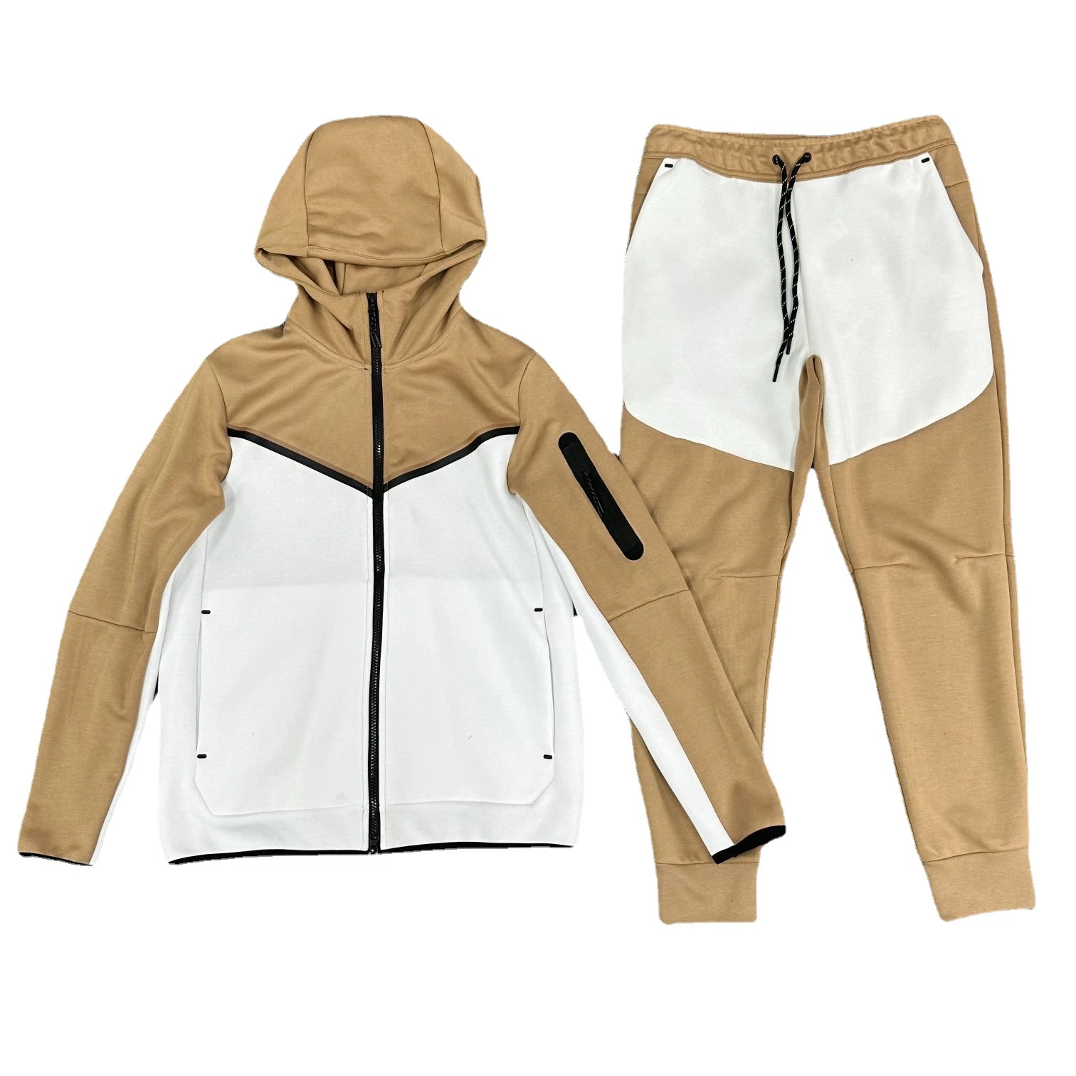 Free Shipping Designer Sports Wear Winter Tech Fleece Zip Hoodie Long Sleeve Pants Tracksuit