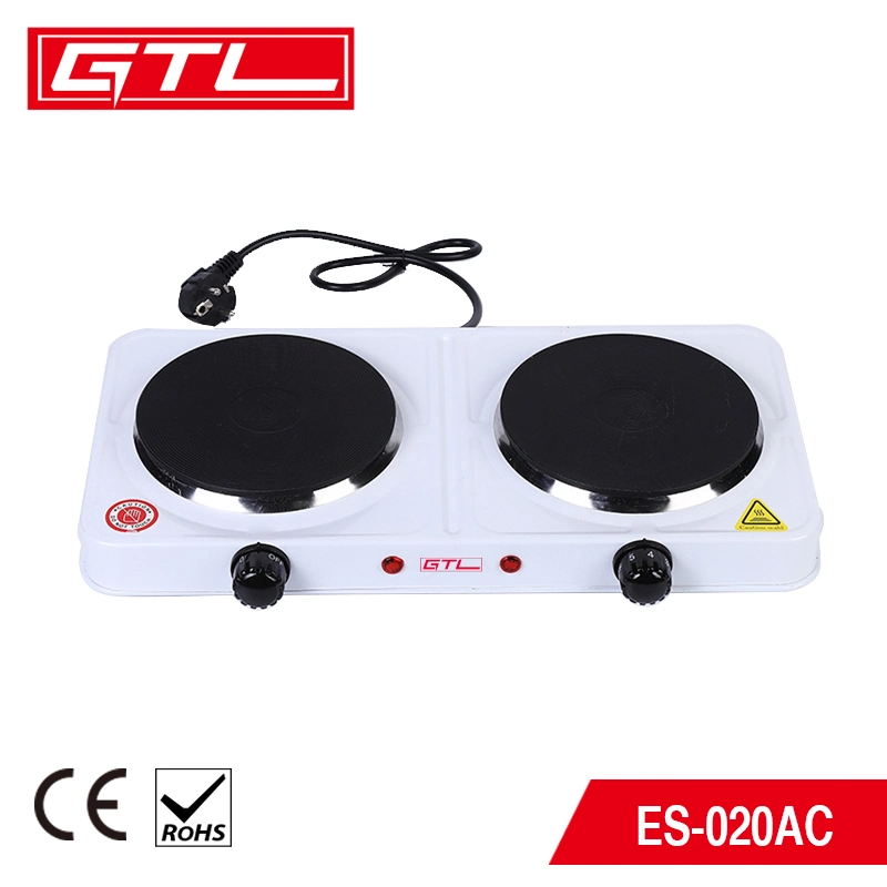 Electric Easily Portable Lightweight BBQ Tools Dual Burner Cooktop Barbecue Grill Barbecue Stove (ES-020AC)