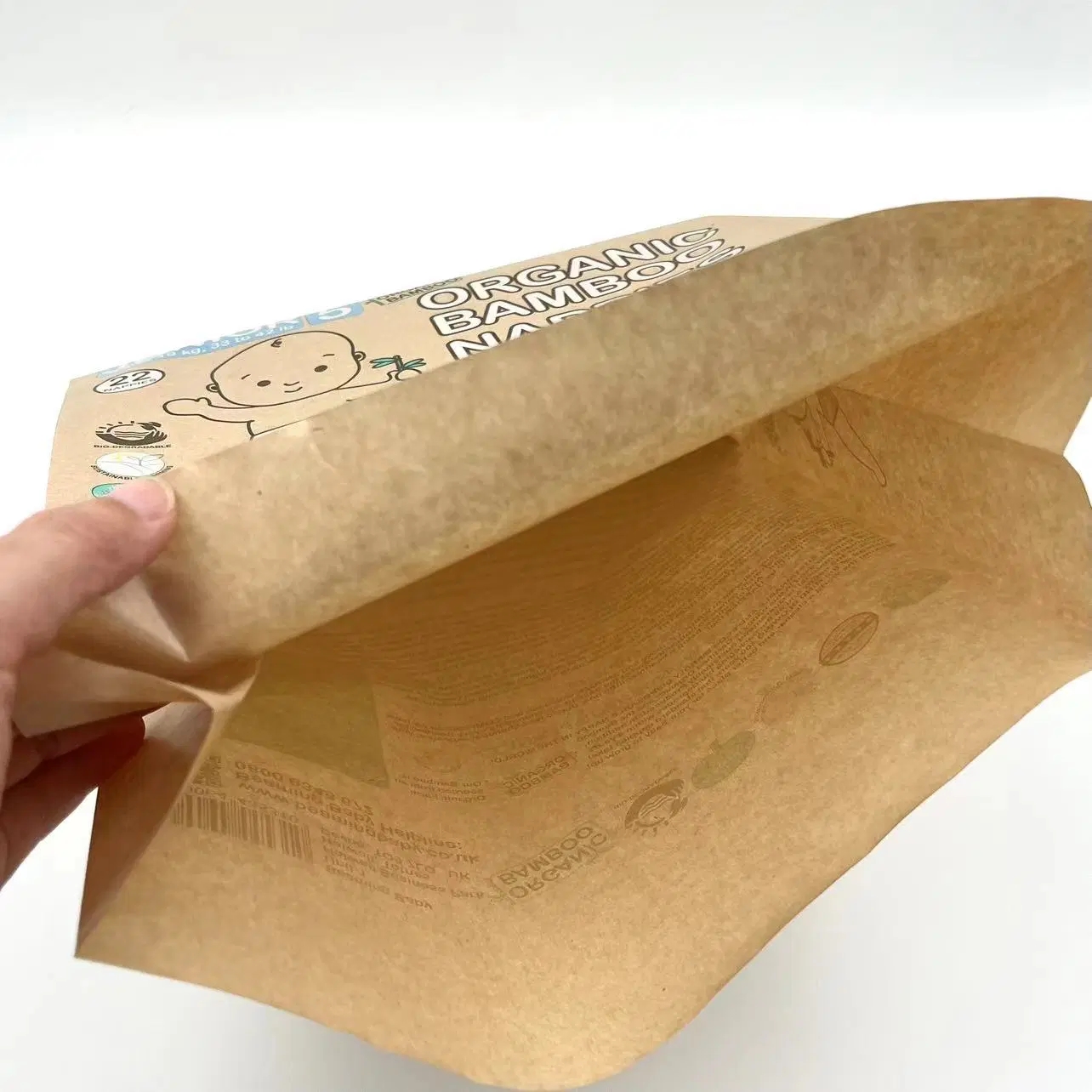 Baby Windeln Kunststoff Compound Verpackung Tasche für Windel Kraftpapier Tasche