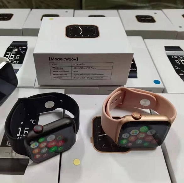 2022 New W26+ W26 Plus Smart Watch 1.75 Full Screen Touch Control Smart Watch Band W26+ Sport Watch Smart Bracelet Pk T500
