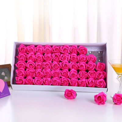 Flores artificiales de 3 capas de jabón de rosas flores para bodas, fiestas y la promoción de la Decoración