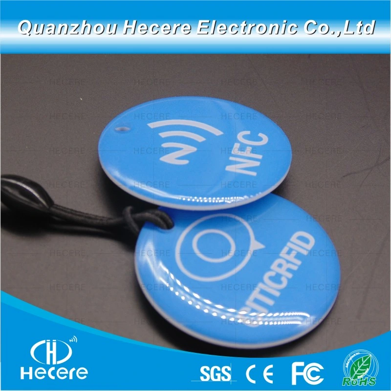 ISO14443A NFC ID Card Passive F08 RFID Key Tag for Community Management