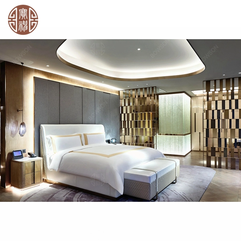 Hospitality Wooden Hilton Hotel Bed Room Bedroom Furniture Set Supplier