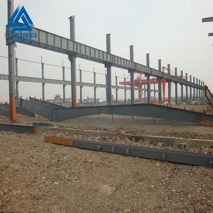 Structural Steel Warehouse with Purlin Steel Beam for Gabon