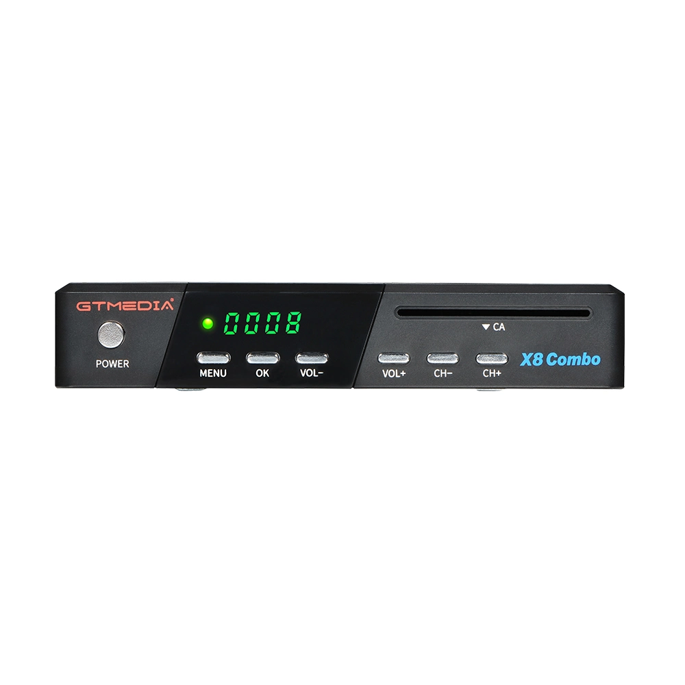 جهاز استقبال الأقمار الصناعية لتلفزيون Gtmedia X8combo DVB S2X T2 Cable Decoder