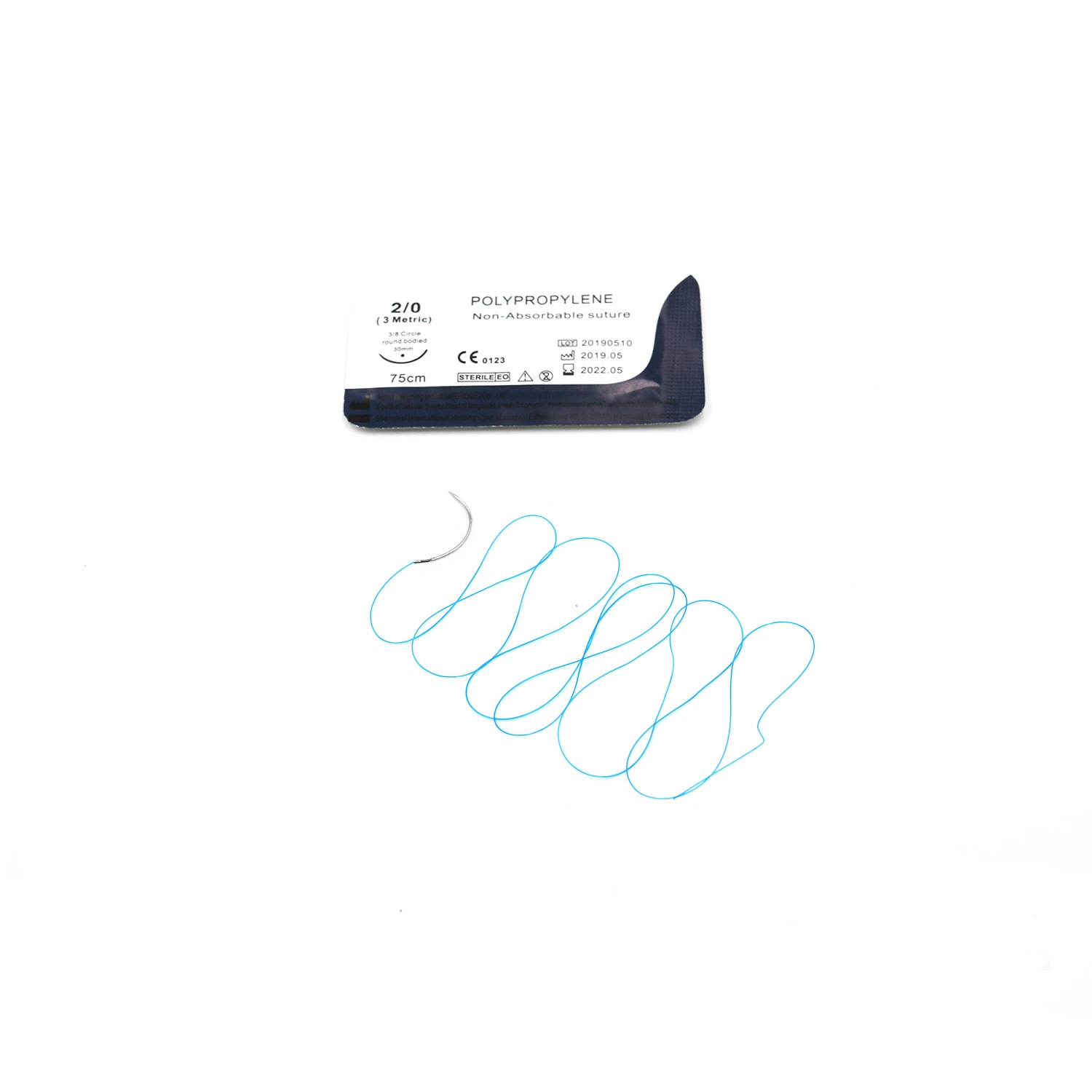 Polypropylene Suture Surgical Suture with Needle Non-Absorbable Suture