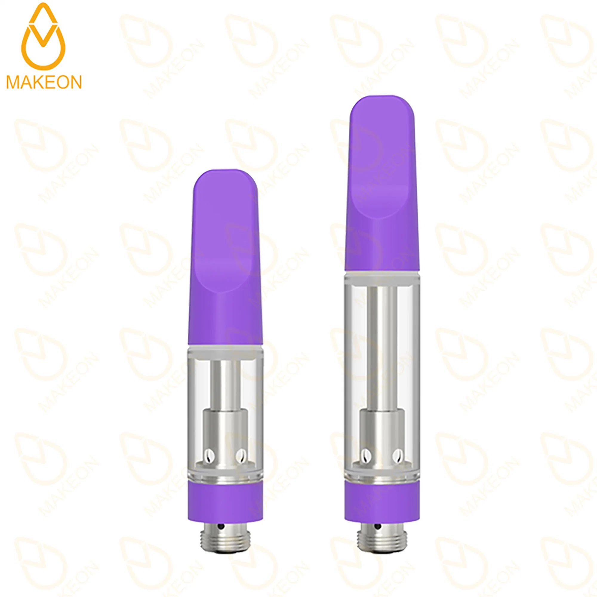 High Quality 510thread Cartridge All Glass Tube Atomizer Ceramic Coil Vapoizer Customize OEM Package Box
