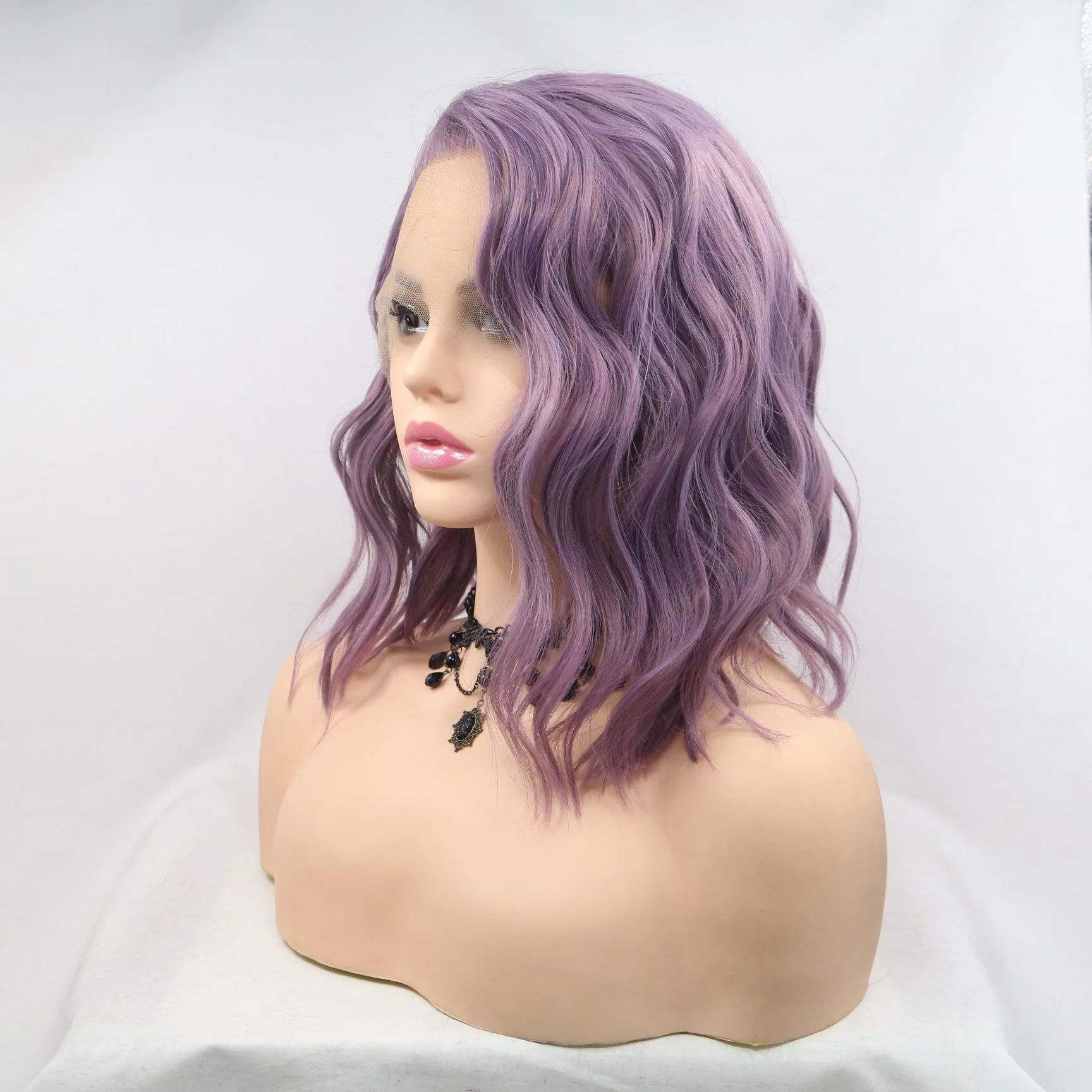 New Style Synthetic Fiber Full Machine Perücke Haar Kurzhaar Für schwarze Frauen