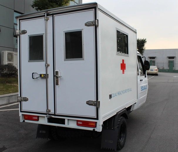 Cargo Loader Three Wheeler Close Driver Cabin