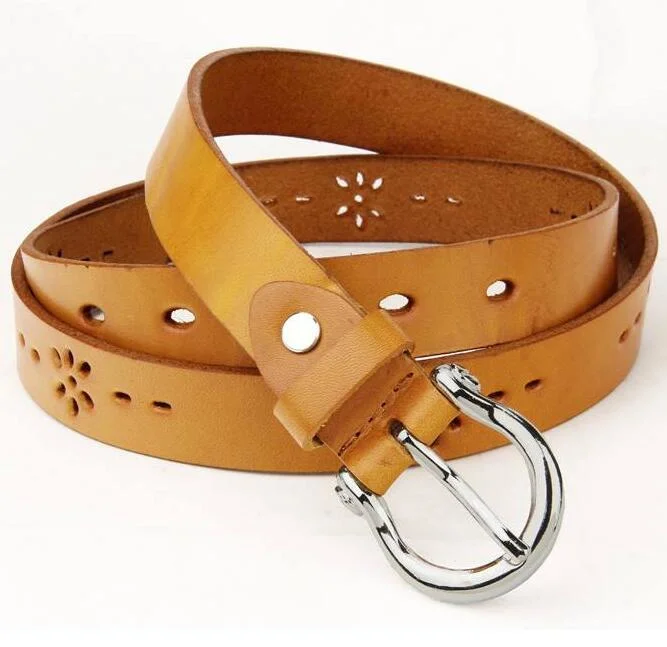 China Hot Seller Garment Leather Belt for Woman Pants and Skirts