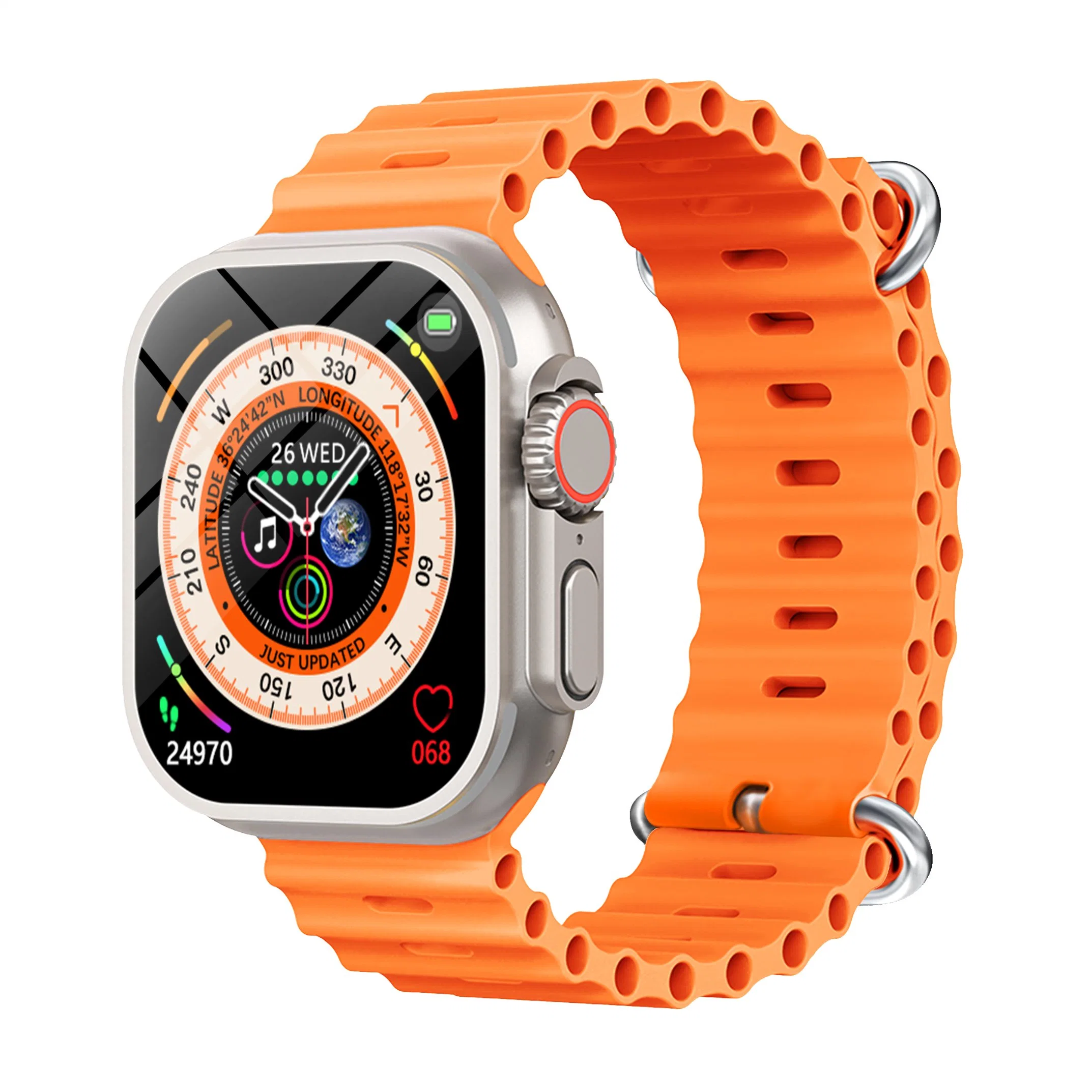 Kronus Newest T800 Ultra Smart Watch 1.99 Inch HD Large Screen Bt Music Call Wrist Watch Health Monitor Sport Smartwatch Series 8 Ultra S8 Max Ultra