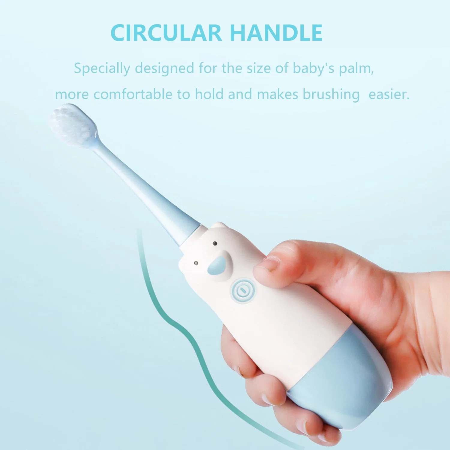 OEM Аккумулятор для отбеливания зубов Водонепроницаемая детская электрическая зубная щетка Sonic